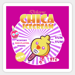 Chica Icecream Sticker